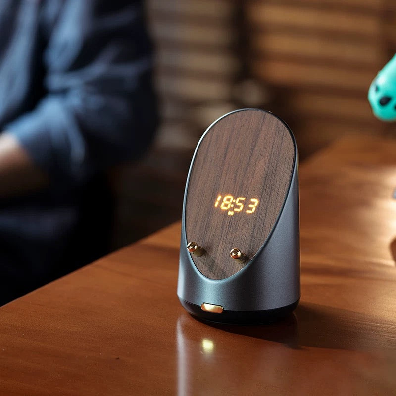 BIOCURIO 3-in-1 Phone Stand & Alarm Clock Office Gift