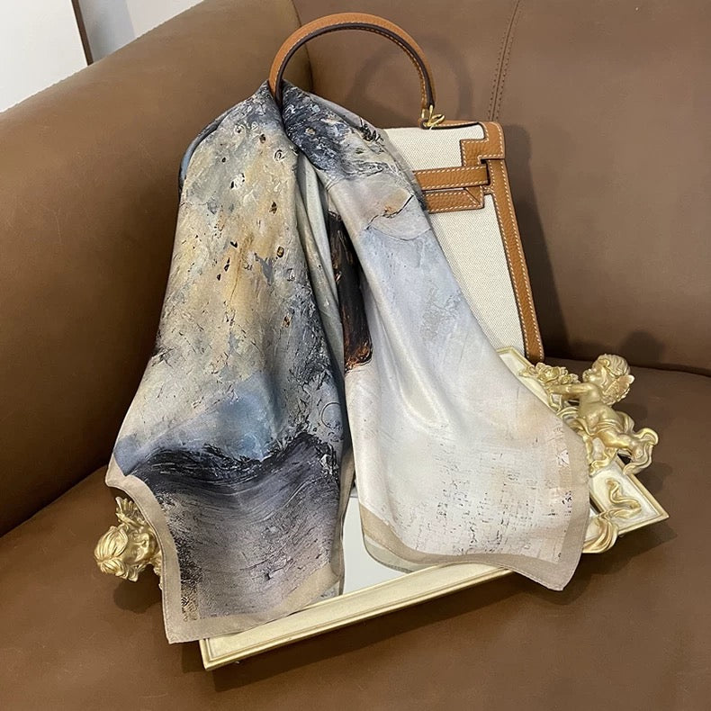 BIOCURIO Silk Scarf Holiday Gift